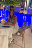 I love this dress, gives me Greek vibes. It was a bit too long for me as a petite gal but I had it hemmed recently. The first time I wore it with high heels and let it drag a little. I wore it on vacation in Aruba and loved it! - Joanna G.