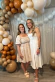 Perfect fit for my bridal shower. Got many compliments. You can't tell that there is a shimmery stitching that runs vertically in the dress, but it's a nice touch! - Brianna B.