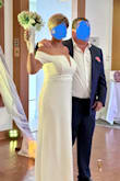 Everyone told me it was simple and elegant looked on me beautiful.
Fit well, I fixed the length that is it! - Jesus M.