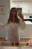 I was worried I would be too small, but it fit perfectly! I wore this out during my bachelorette trip and got so many compliments. Definitely could be worn for multiple occasions. Super flattering and cute. Love it! - Rory S.