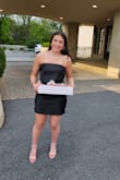 Needed a dress for a.sweet 16, went everywhere, was leary ordering on line.
Dress was perfect, the fit , the length, the look. My daughter was very happy. - Robin M.