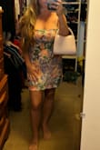 I got this dress for my brother and SIL beach wedding in Hawaii. I was 3 weeks postpartum at the time so it was hard to find a flattering dress. A little bright for my usual color but so cute - Sage B.