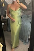 I was a little worried about the color and the material, but it looks beautiful in person. - Jill S.