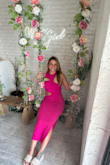 I loved this dress! I got it for pink day at a Bachelorette and it was simple and fun. Good material and the length of it was cute for my height, and it wasn't too hot in 85 degree AZ weather. Wore with dressy slides and it was perfect! - Amber S.