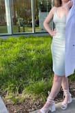 This dress was perfect for my white coat ceremony! It was professional yet fun, and I got a ton of compliments. - Peyton A.