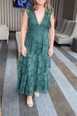 Beautiful dress, great quality and had tons of compliments! I bought a medium, definitely could've done a small but didn't have time to exchange. I have an athletic build and wider hips. I was worried the small would be to tight in the hips, but the small would've been perfect I think! - Jacquelyn L.