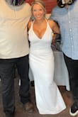 This dress fit like a glove the moment I put it on. I knew right away this would be perfect for my lowkey, not super fancy wedding- and it was!! Other than it needing to be hemmed, which is a given because I'm short, it fits perfectly! Highly recommend! - Alessandra B.
