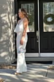 Love this outfit so much! I got so many compliments! It was a little long. I had it tailored, but it fit perfectly after! - Alma R.