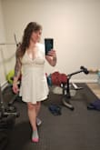 I bought this for a bridal shower; it is very cute and fits nicely. I ultimately didn't wear it because I opted for a pant suit due to the weather but otherwise nice dress - Alyssa M.