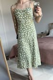 Arrived and fit as expected, ordered size Small. The fabric does seem a little fragile. Not see through, super cute. - Tiffany I.