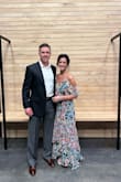 Loved this dress so much! It was perfect for the occasion. The slight train in the back elevated the dress and added to the formalness of the event. The exposed shoulder and floral print added a fun element to the dress! I received multiple compliments. Highly recommend! - Michelle W.
