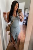 So flattering and comfortable, fits true to size for a fitted look. I ordered my true size: medium. Got tons of compliments. Buy it! - Carrie K.