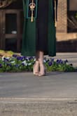 Buy the shoes. I wore them without breaking them in for 8 hours straight at a conference and if I were to have worn anything else, I think I would have been on the floor crying. One of my favorite set of heels I own. I also wore them to take my graduation pictures and they pulled the whole fit together! - Chloe R.