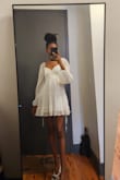 I honestly thought I'd have to send this back. I thought it may look way to huge on my body but it's cute and looks good! Perfect for my upcoming bridal shower. - Khristina A.
