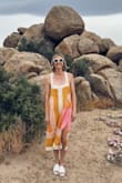 Wore this for a wedding in Palm Springs and it was perfect! Fits true to size, very flowy and comfortable. - Krista B.