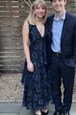 I received so many compliments on this dress! It's very flattering (especially for someone with larger hips in relation to their waist like myself). The only issue I had, like other reviews stated, was that the top was extremely low cut. I mean you could see my shape wear peaking out from the V neck. Since I was in a hurry and didn't have time to get this altered, I put in a few stitches myself on the straps of the dress to lift the neckline enough that you couldn't see my shape wear and nobody could tell I did this. Overall, I highly recommend this dress and warn you that some altering is most likely required. - Carrie A.