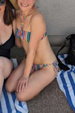 Bottoms fit nicely, especially because they're adjustable due to the ties. Received many compliments on the bikini! - Veronica B.