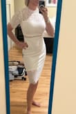 The dress fits very well due to the stretchy material. Very nice material as well. Well done. I bought 3 dresses and I am keeping only but if I needed all 3 I would keep them all! They are all beautifully made and I am surprisingly very happy with my purchases. Will definitely order again from Lulus. - Isabelle T.