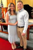 Loved the dress. I wore it for my son's baptism. I only had it on for 3 hours before the outermost layer slit at the hem. It was a beautiful dress. - Lisa B.