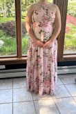 My teenager is excited to wear this to a floral themed wedding next month. The quality is great, and the fit is perfect. She's a women's L/XL, so we ordered the XL. It fits perfectly! - Alexandra P.