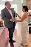 My showers theme was margs and matrimony and this was a huge hit. I felt so confident and glowing in it. It was super flattering and didn't require any Spanx. My only issue was it was a little big in the length so I had to wear platform heels. The material was amazing and the coloring was perfect. - Becca L.