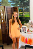 This is the cutest dress. Perfect color!  She wore this to her grad party! - Kristi C.