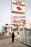 This dress fit like a glove! It was very comfortable and stretchy. I received so many compliments, and it was perfect for my Vegas elopement. - Anna C.