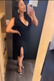 Perfect little cocktail dress to wear for any function. I wore it to a work conference cocktail/dinner event, and it was comfortable and elegant. I will say that I wish I would have gone up a size just for length because it did come up some but still overall a spectacular dress! - Joanna