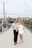 Wore this dress for my engagement photos. Loved it!! - Caroline W.