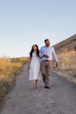 I needed a simple dress for engagement photos and this dress was perfect. It's a mid length, good for standing and sitting poses, very light fabric and super comfortable. This dress is darling! - Vanessa M.