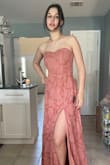 This dress fit perfectly - love the color and very comfortable! - Donna W.