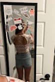Super cute! The back is beautiful, but the cups are a little large. I am going to have to use fashion tape, but the rest of the top fits perfectly! - Addy W.