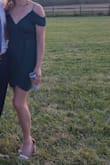 I love this dress in every way, except it might not be good for smaller busts. I felt like I was pulling up the dress every 5 minutes, but that's probably because I didn't fill it out. - Jill M.