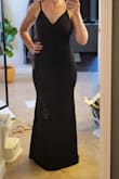 I feel so sexy in this dress. It is simple, yet beautiful. I am 5'10" and it is long enough to wear small heels. - Amanda D.