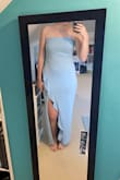 Super comfortable fit, very flattering, doesn't fall down easily, nice material. I don't love strapless dresses anymore but I really liked this. - Sarah M.
