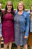 This was a beautiful dress for my college graduation. I didn't love the way the bottom looked frayed. I considered folding that under but ended up wearing it as is and was content. The slip underneath rose up while walking, but otherwise, it was very comfortable. Hoping for another occasion to wear the dress again! - Chantilly L.