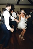 I ordered this to wear as a second dress for my reception. It was perfect - so flattering + so much fun to dance in! Everyone kept saying how much they loved it. - Sarah N.