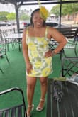 This dress was amazing! I wore it to a Kentucky Derby theme brunch. Everyone loved the dress. Another great buy. It is short but I am ok with short dresses. - Denise W.
