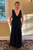 Purchased this to wear in my best friend's wedding last fall. The dress is very long so I had it hemmed and had some cups added to the front, otherwise it fits perfectly. I'll be wearing it again to a black tie wedding in the fall. - Allison K.