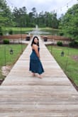 Size fits great. Color is lovely and received many compliments of style. I especially like the length. Since I am of shorter height, the length of the dress was great. - Veronica O.