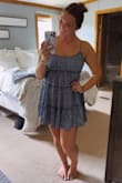 My absolute new favorite dress for the summer!! Fits true to size! I got a medium and I'm bigger in the chest area but it fits perfectly! Kind of short but can always wear shorts under it! - Raeanna B.