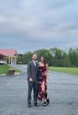 This dress was perfect! Super comfortable in it all wedding day. I loved the low back and slit on the side. The slit does come up high. - Sarah P.