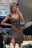 Such a beautiful dress and fit perfectly! I love where the slit lays on the leg, and the open crack in the chest is perfect and not too showy! I loved this dress! - Aubrey S.
