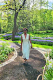 When I got the dress, it was a little loose around the chest area but I got it altered. It truly is so elegant and the shape is very flattering. I wore it to a local garden and got so many compliments! - Ami A.