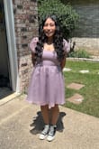Gorgeous dress!! Just a tad itchy material but I got used to it after a little bit! - Isabel O.