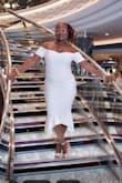 I wore this dress on our cruise trip, and it was really fun, lots of compliments from other travelers. I recommend. - Lenny R.