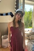 This dress is so cute! It fits perfectly and is very comfy. I don't even have to worry if it will slip! Got many compliments and is also more affordable than the usual dresses.

(sorry my room is a mess) - Laura H.