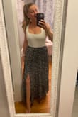 Love the length and it's not too tight and doesn't give a muffin top lol. SO cute and soft! - Gemma D.