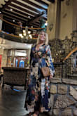 I loved wearing this beautiful wrap dress. Very lovely on and is easy to wear. - Laura D.