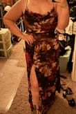 Very beautiful and flattering for big chested people! LOVE the open back! Floor length for me at 5'2". - Lauren L.